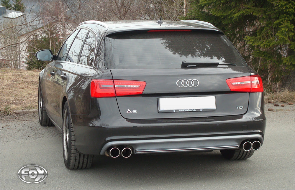 Audi A6 4G - 2,0l TDI Endschalldämpfer rechts/links zweiflutig - 2x90 Typ 16 rechts/links