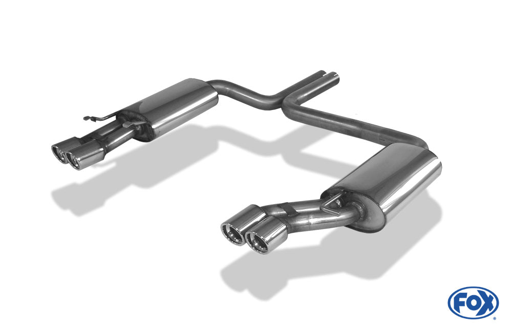 Audi A8/ S8 Typ D2 - ohne Anhängerkupplung Endschalldämpfer rechts/links - 2x76 Typ 17 rechts/links