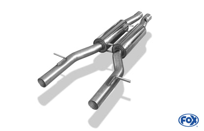 Audi A8 Typ 4E Mittelschalldämpfer Ø70mm