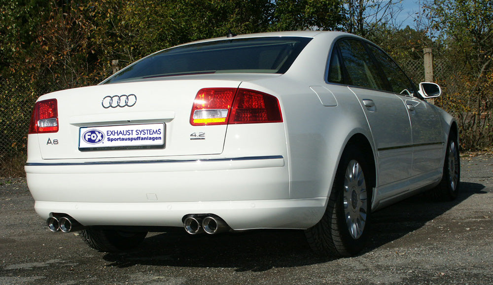 Audi A8 Typ 4E Endschalldämpfer rechts/links Ø70mm - 2x80 Typ 17 rechts/links