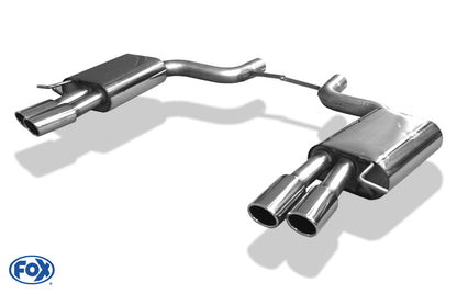 Audi A8 Typ 4E - S8-Optik Endschalldämpfer rechts/links Ø70mm - 2x88x74 Typ 32 rechts/links (S8-Optik)