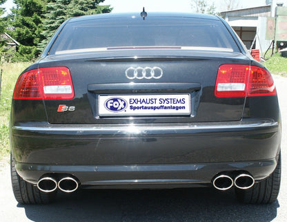 Audi S8 - 4E Endschalldämpfer rechts/links - 2x115x85 Typ 32 rechts/links