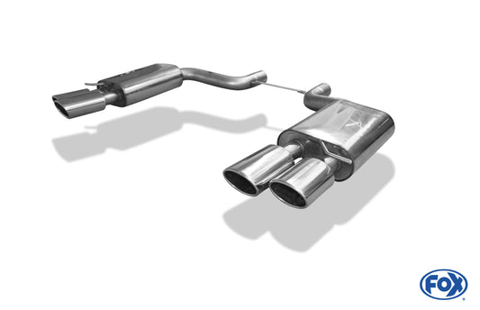 Audi S8 - 4E Endschalldämpfer rechts/links - 2x115x85 Typ 32 rechts/links