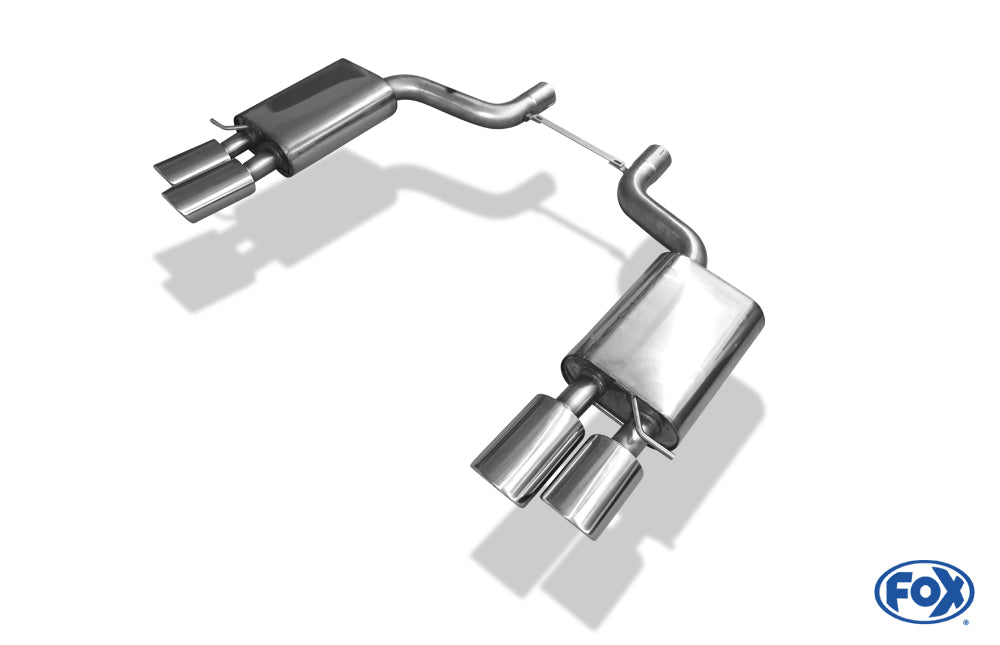 Audi S8 - 4E Endschalldämpfer rechts/links - 2x115x85 Typ 32 rechts/links