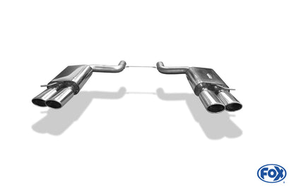 Audi S8 - 4E Endschalldämpfer rechts/links - 2x115x85 Typ 32 rechts/links