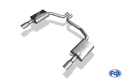 Audi A8 Typ 4H Endschalldämpfer rechts/links - 1x100 Typ 16 rechts/links
