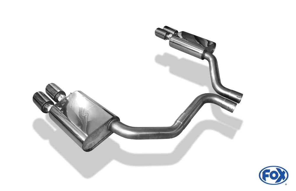 Audi S8 Typ 4H Endschalldämpfer rechts/links zweiflutig - 2x90 Typ 25 rechts/links