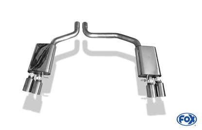 Audi S8 Typ 4H Endschalldämpfer rechts/links zweiflutig - 2x90 Typ 25 rechts/links
