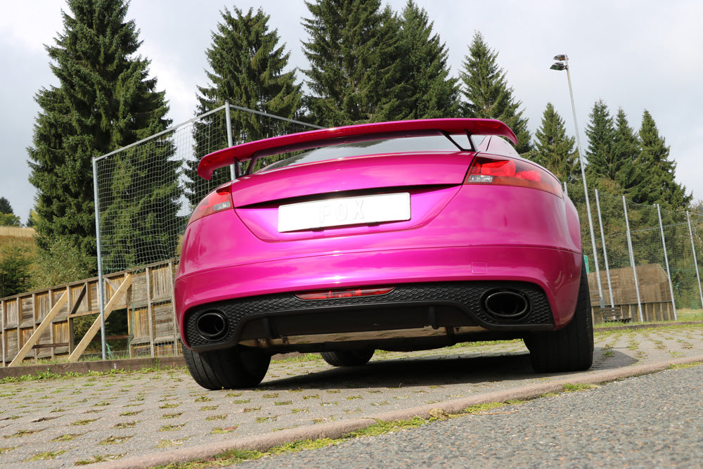 Audi TT 8J RS Endschalldämpfer quer Ausgang rechts/links mit Unterdruckklappe