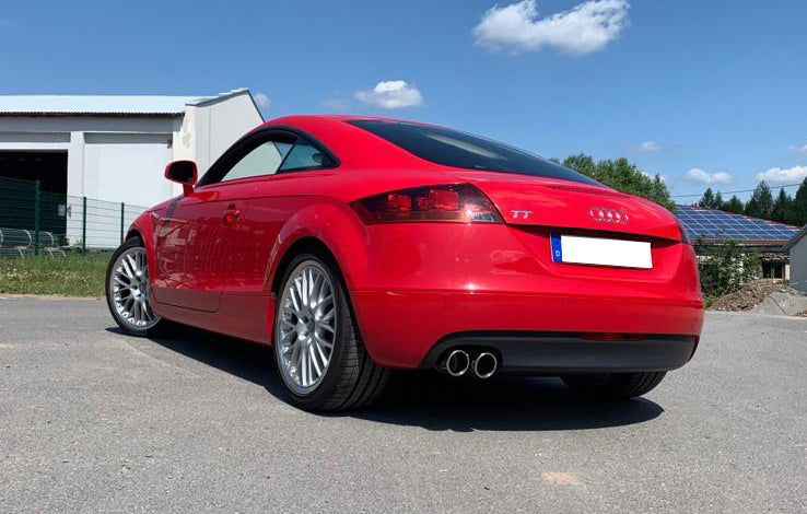 Audi TT 8J 1,8l Endschalldämpfer - 2x90 Typ 17
