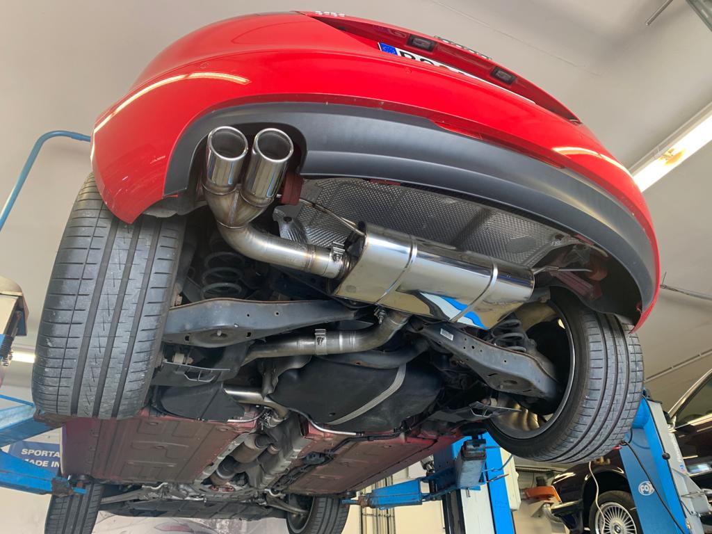 Audi TT 8J 1,8l Endschalldämpfer - 2x90 Typ 17