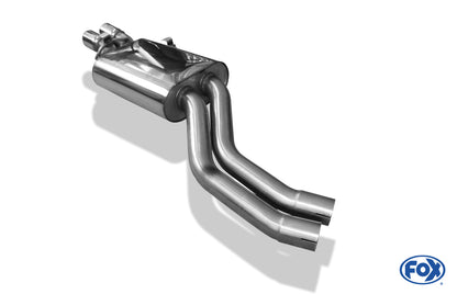 Audi 200 Typ 44Q quattro Endschalldämpfer - 2x70 Typ 16