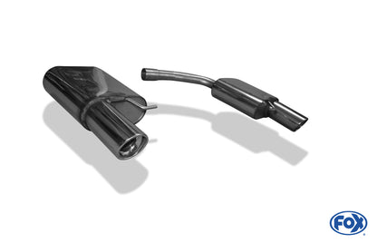 Audi A4 B8/ A5 8T quattro  Coupe/A5 Cabrio Endschalldämpfer rechts/links für 1-Rohr - 1x100 Typ 17 rechts/links