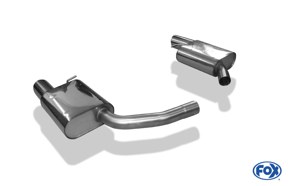 Audi A4 B8/ A5 8T quattro  Coupe/A5 Cabrio Endschalldämpfer rechts/links für 1-Rohr - 1x100 Typ 17 rechts/links