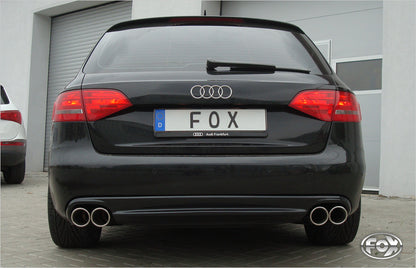Audi A4 B8 Limousine/ Avant + S-Line Endschalldämpfer rechts/links zweiflutig - 2x90 Typ 17 rechts/links