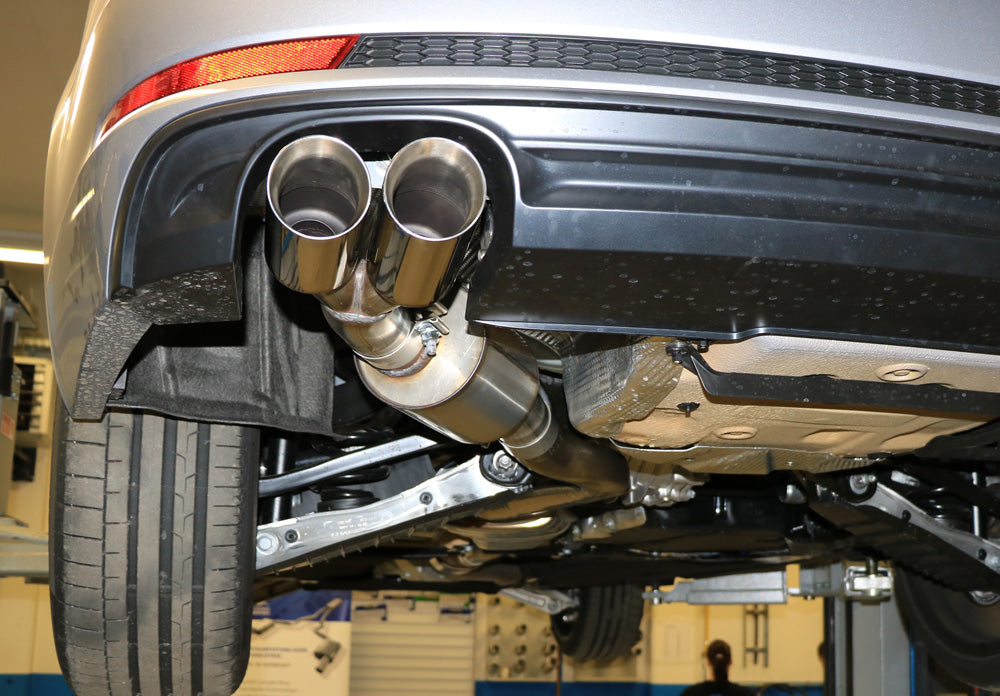 Audi A4 B9 - 3,0l TDI - quattro Endschalldämpfer - 2x80 Typ 25