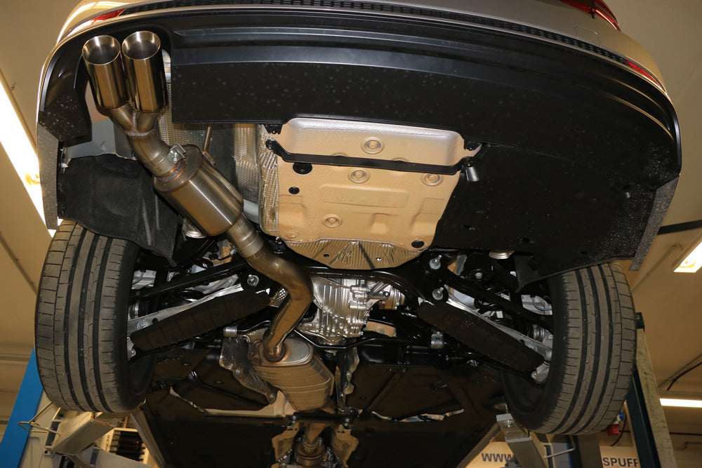 Audi A4 B9 - 3,0l TDI - quattro Endschalldämpfer - 2x80 Typ 25