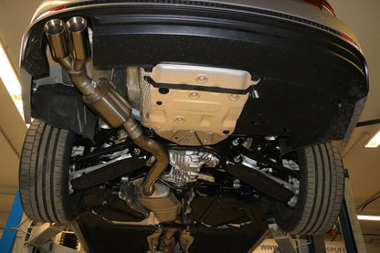 Audi A4 B9 - 3,0l TDI - quattro Endschalldämpfer - 2x80 Typ 25