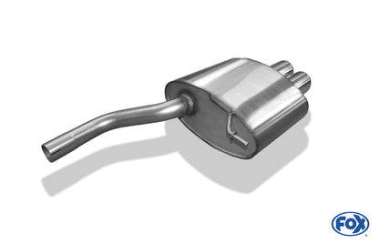 Audi Q5 - 8R quattro Endschalldämpfer - 2x90 Typ 16