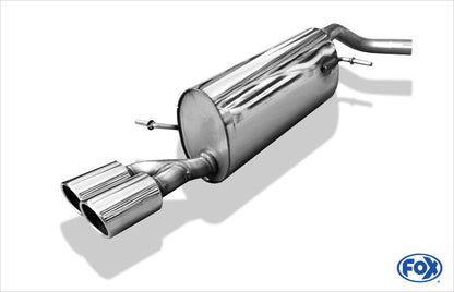 Audi A1 Kompakt/ A1 Sportback Endschalldämpfer - 2x80 Typ 16