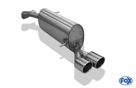 Audi A1 Kompakt/ A1 Sportback Endschalldämpfer - 2x90 Typ 16