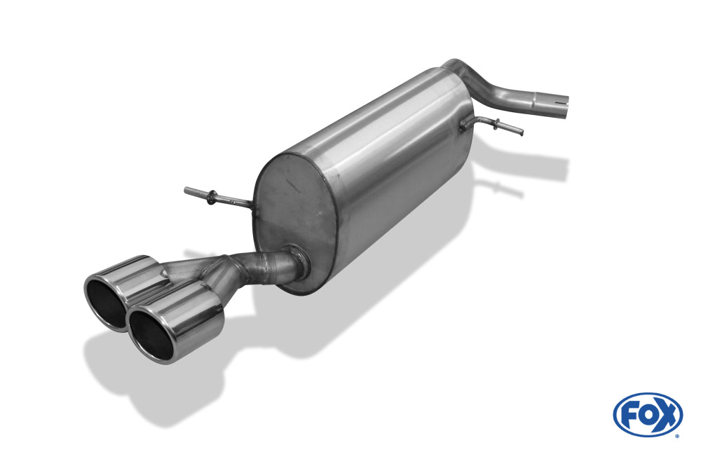 Audi A1 Kompakt/ A1 Sportback Endschalldämpfer - 2x90 Typ 16