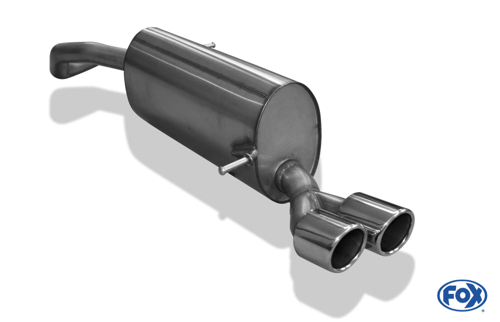 Audi A1 Kompakt/ A1 Sportback Endschalldämpfer - 2x90 Typ 16