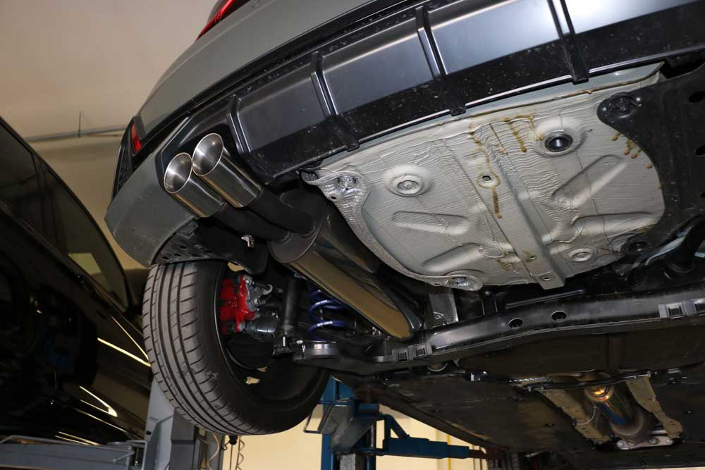 Audi A1 40TFSI Endschalldämpfer - 2x76 Typ 25