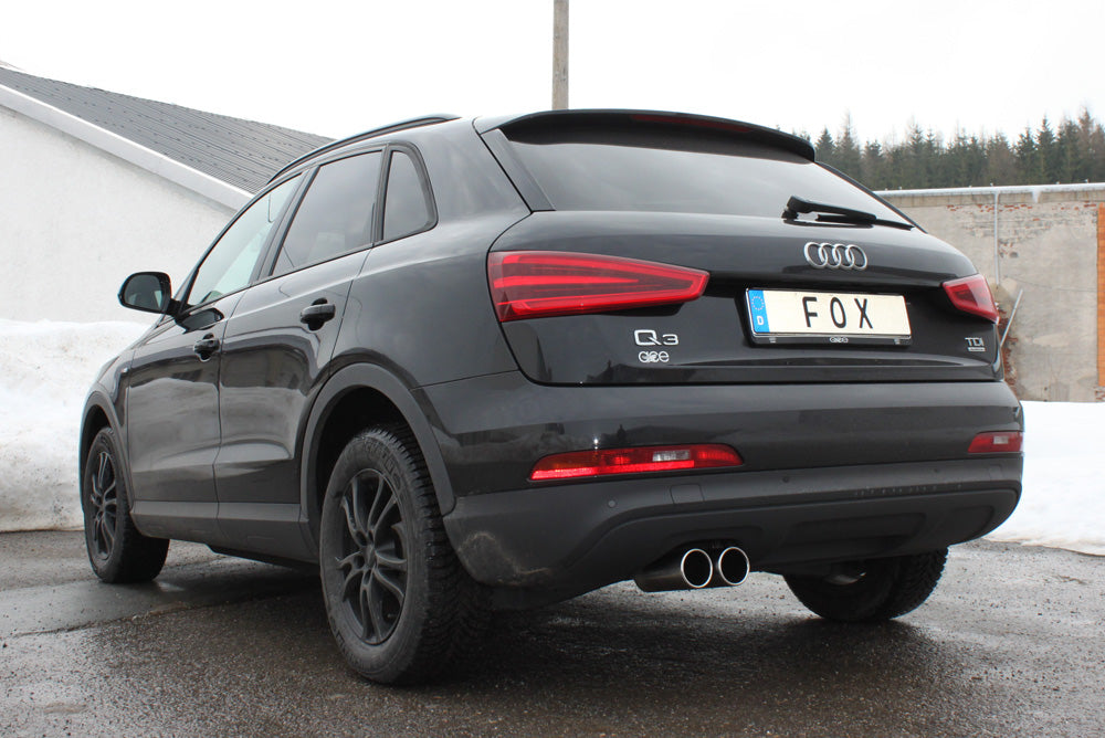 Audi Q3 quattro - Benzin Endschalldämpfer - 2x80 Typ 12