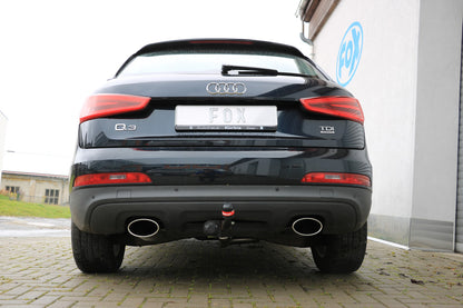 Audi Q3 quattro Benzin Endschalldämpfer Ausgang rechts/links - 160x90 Typ 38 rechts/links