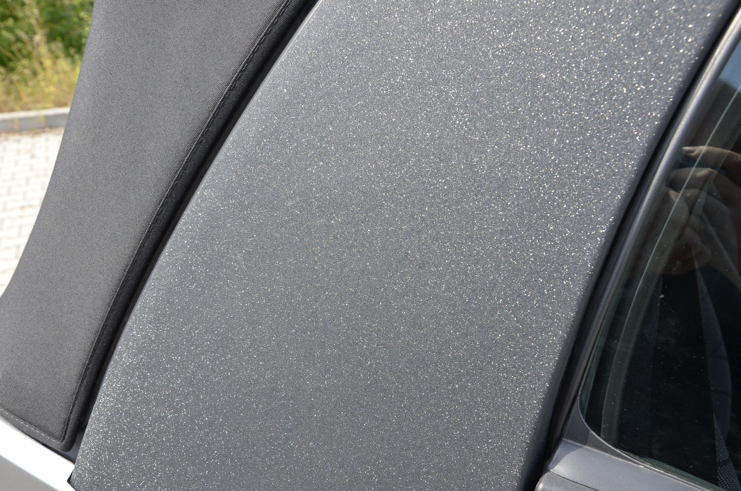 Auto Folie glitzernd schwarz selbstklebend 1 Rolle = 0,5m x 2m
