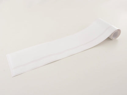 Auto Folie Rallye Streifen weiß selbstklebend 1 Rolle = 10/3cm x 350cm