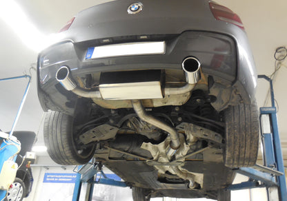 BMW F20/F21 - M135i Endschalldämpfer quer Ausgang rechts/links - 1x100 Typ 16 rechts/links