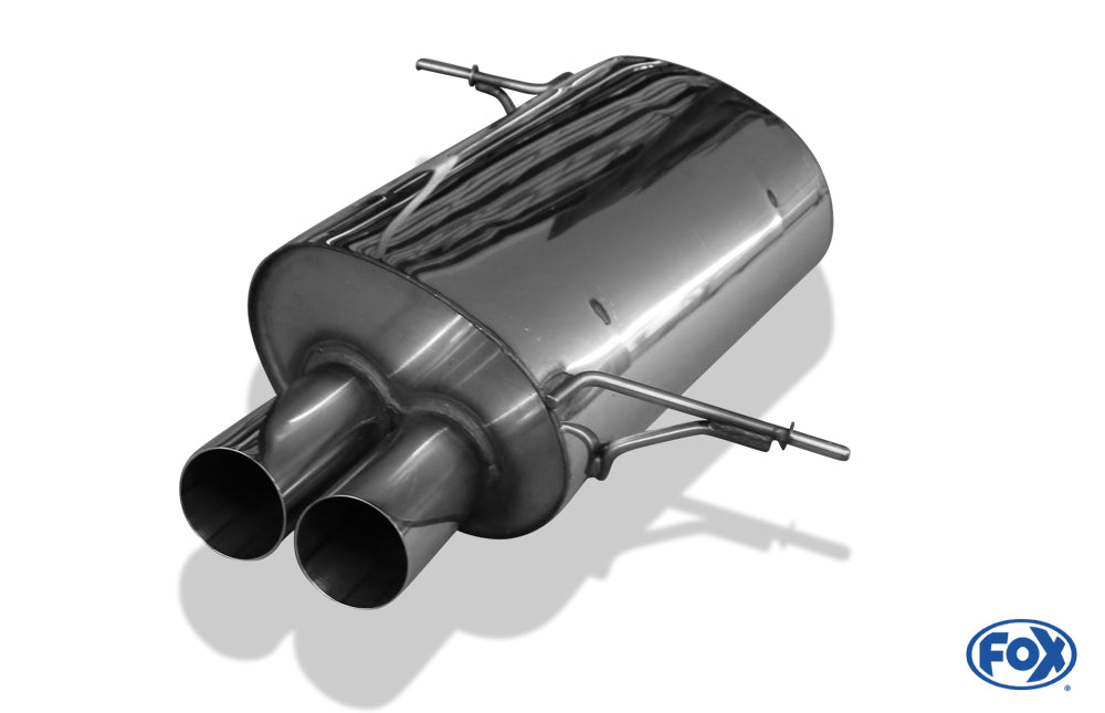 BMW E36 316i/318Ti Compact Endschalldämpfer - 2x80 Typ 10