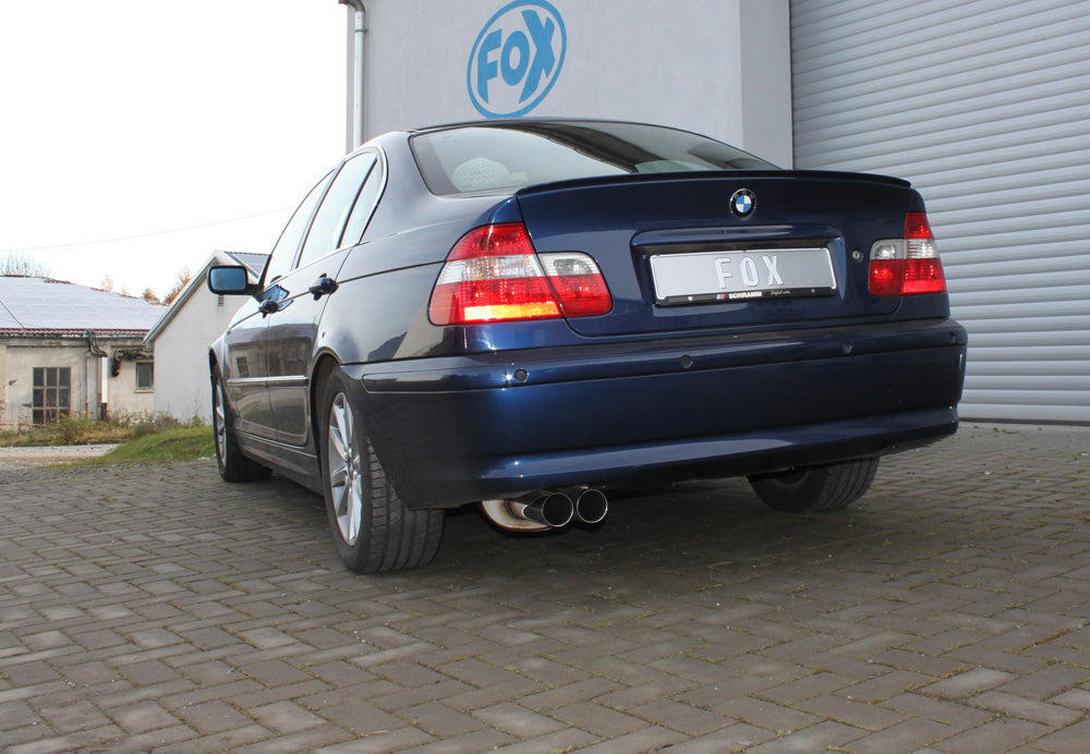 BMW E46 320/ 323/ 325/ 328/ 330 Endschalldämpfer zweiflutig - 2x76 Typ 10