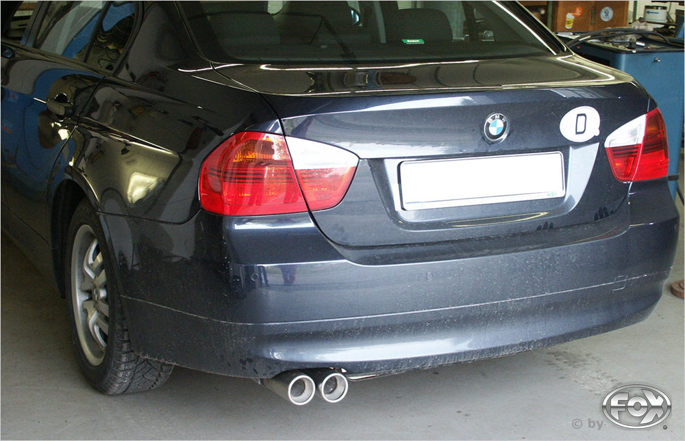 BMW E90/91 318i/ 320i Endschalldämpfer - 2x76 Typ 13