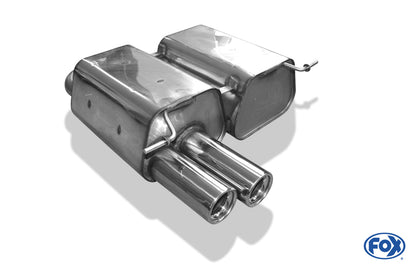 BMW E90/91 318i/ 320i Endschalldämpfer - 2x76 Typ 13