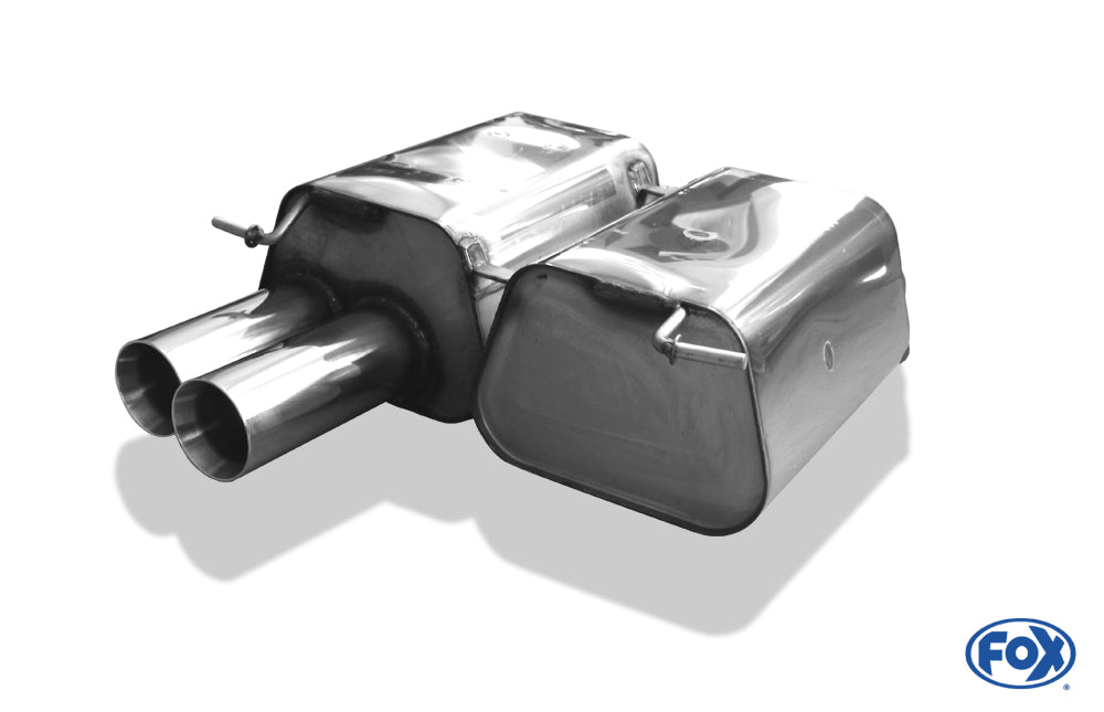 BMW E90/91 318i/ 320i Endschalldämpfer - 2x80 Typ 24