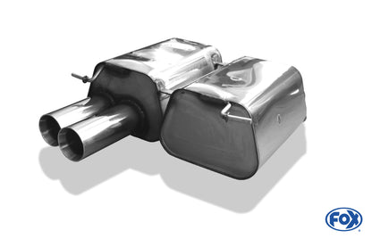 BMW E90/91 318i/ 320i Endschalldämpfer - 2x80 Typ 24