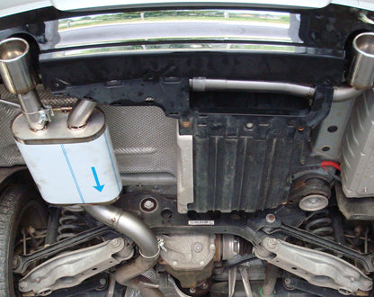 BMW E90/91/92 - 325d/ 330d Endschalldämpfer Ausgang rechts/links - 1x90 Typ 12 rechts/links