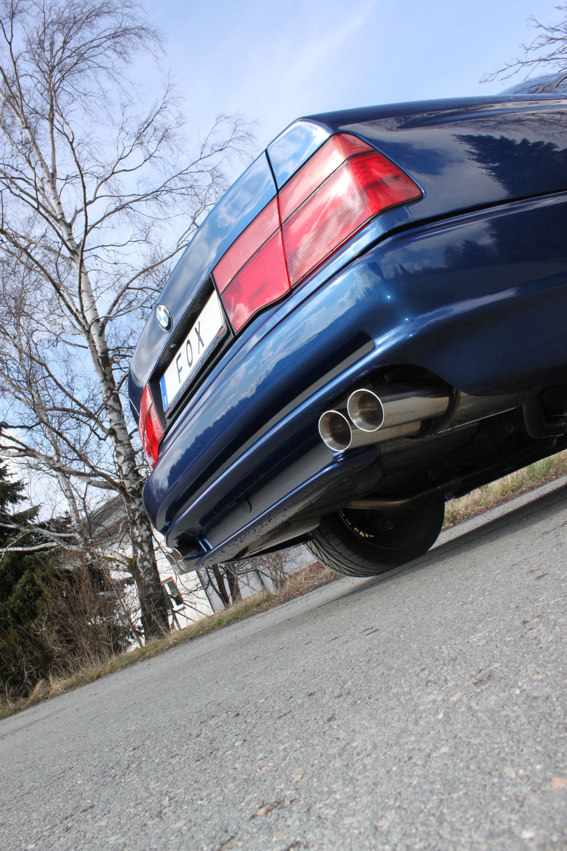 BMW E31 850i Endschalldämpfer rechts/links - 2x90 Typ 25 rechts 