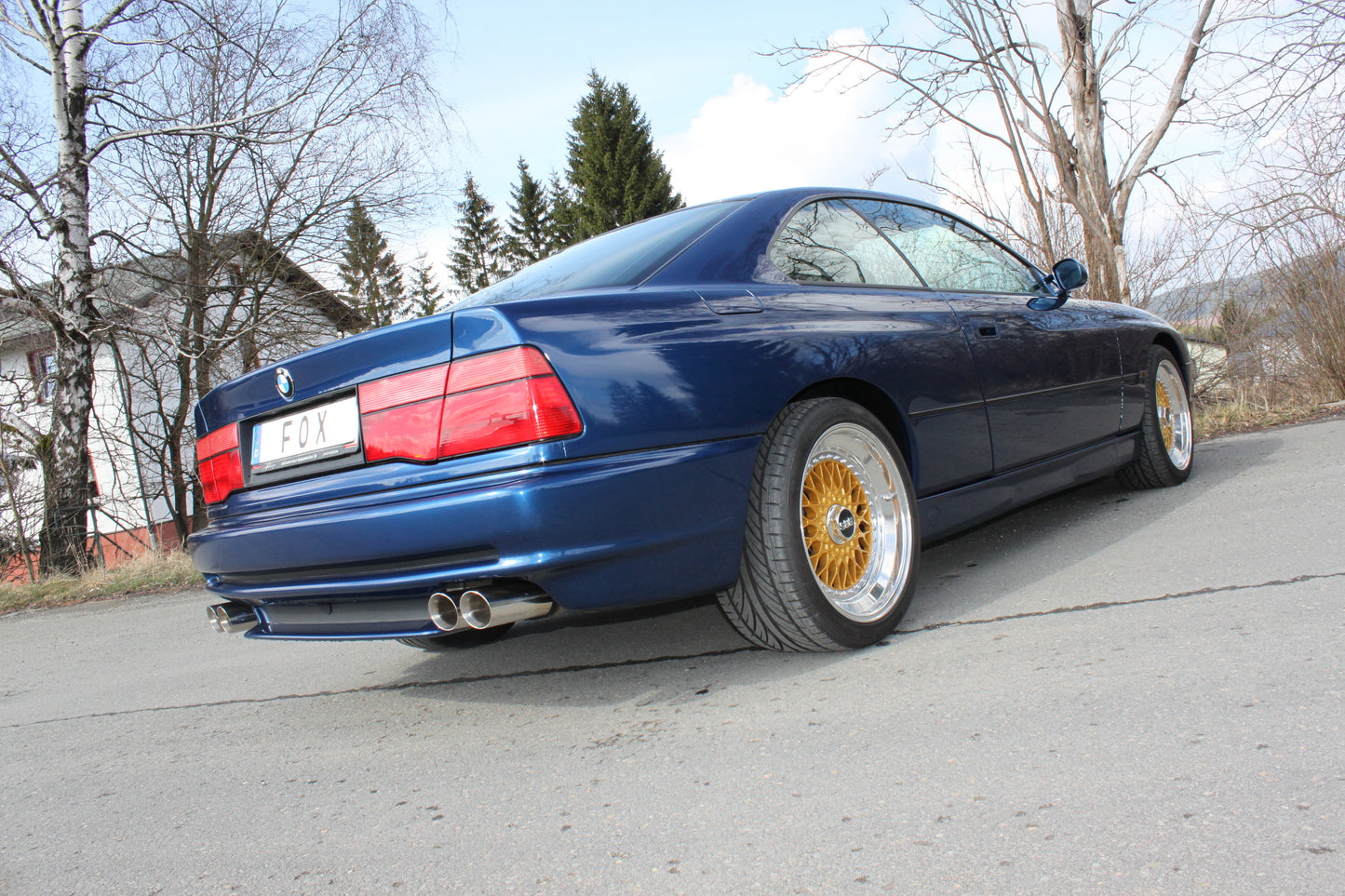 BMW E31 850i Endschalldämpfer rechts/links - 2x90 Typ 25 rechts/links