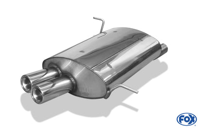 BMW Z3 Roadster & Coupe - E36 Endschalldämpfer - 2x70 Typ 13