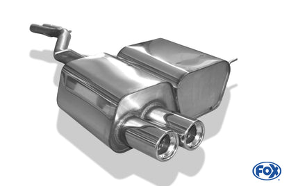 BMW Z4 E85 Endschalldämpfer inkl. Y-Verbindungsrohr 2x50mm - 2x80 Typ 13