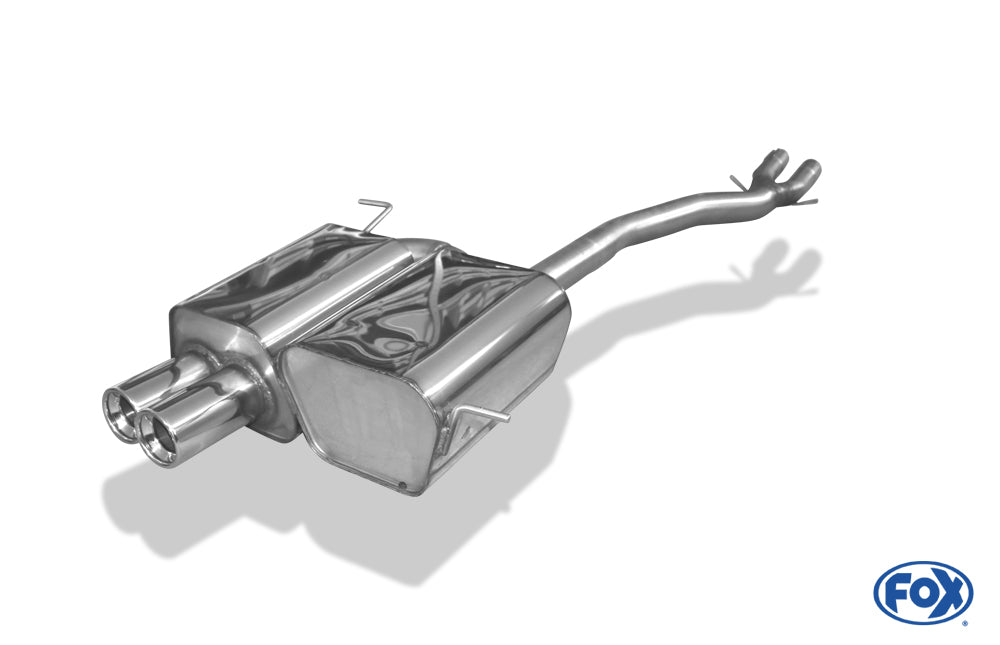 BMW Z4 E85 Endschalldämpfer inkl. Y-Verbindungsrohr 2x50mm - 2x80 Typ 13