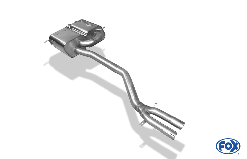 BMW Z4 E85 Endschalldämpfer inkl. Y-Verbindungsrohr 2x50mm - 2x80 Typ 13