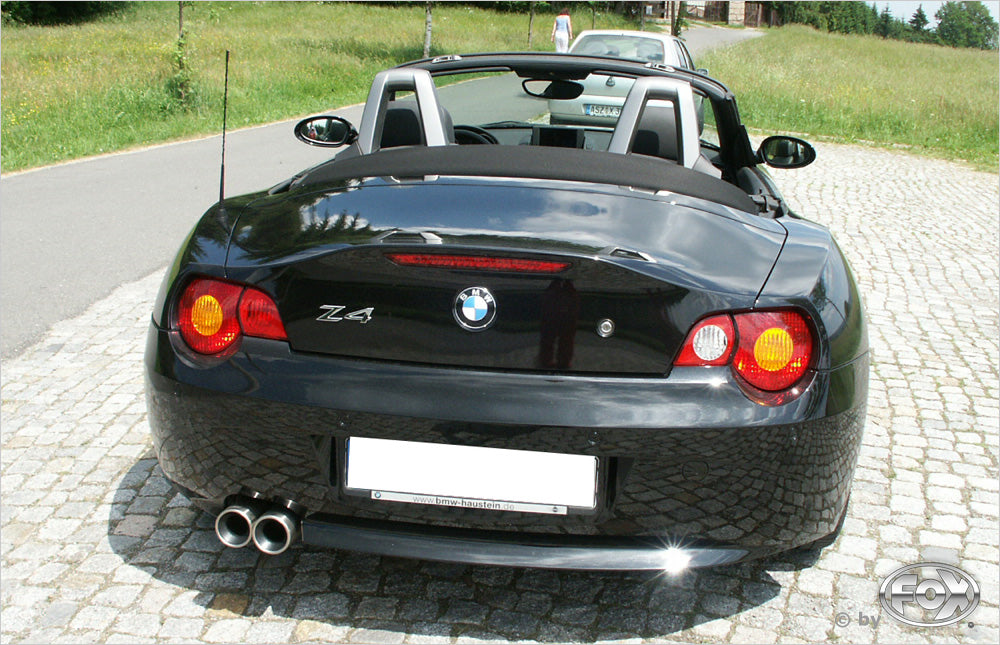 BMW Z4 E85 Endschalldämpfer inkl. Y-Verbindungsrohr 2x50mm - 2x80 Typ 13