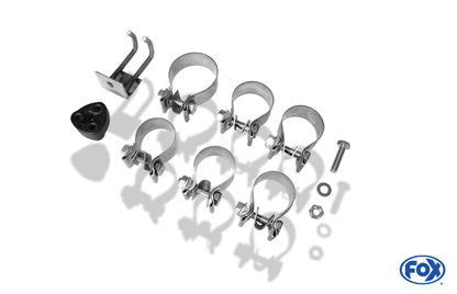 BMW Z4 E85 Endschalldämpfer Ausgang rechts/links inkl. Y-Verbindungsrohr 2x50mm - 2x76 Typ 17 rechts/links