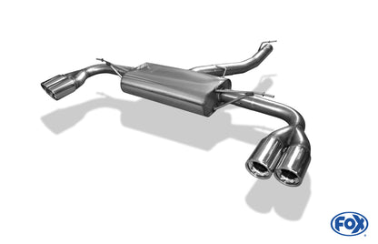 BMW X3 F25 Endschalldämpfer quer Ausgang rechts/links - 2x90 Typ 17 rechts/links