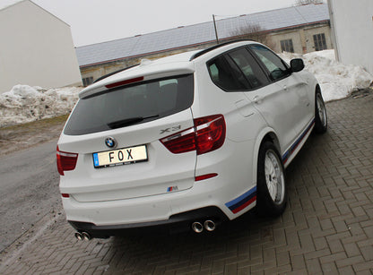 BMW X3 F25 - 35i/ 35d Endschalldämpfer Ausgang rechts/links - 2x90 Typ 17 rechts/links